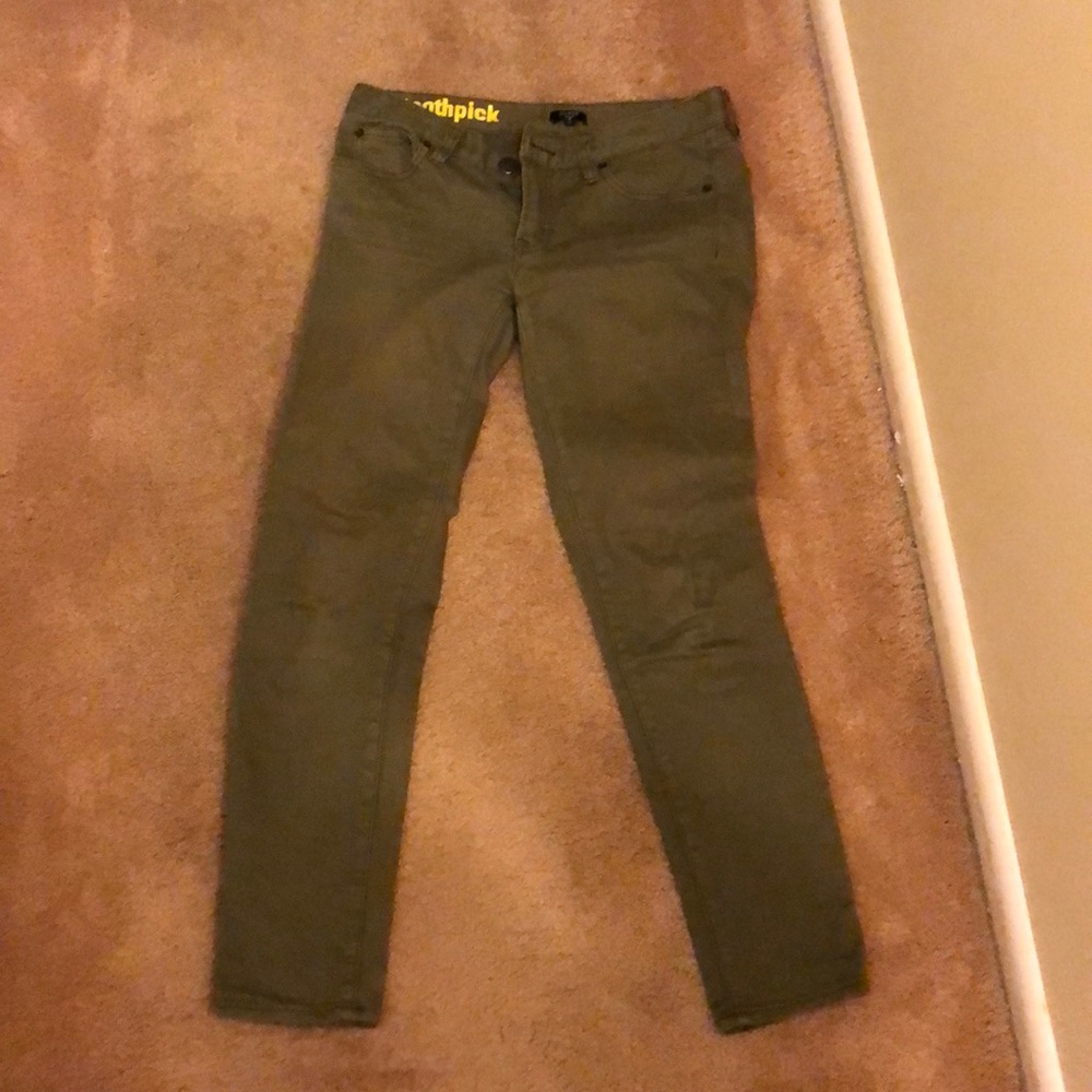 J crew toothpick jeans